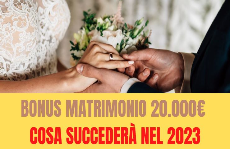 bonus matrimonio 2023