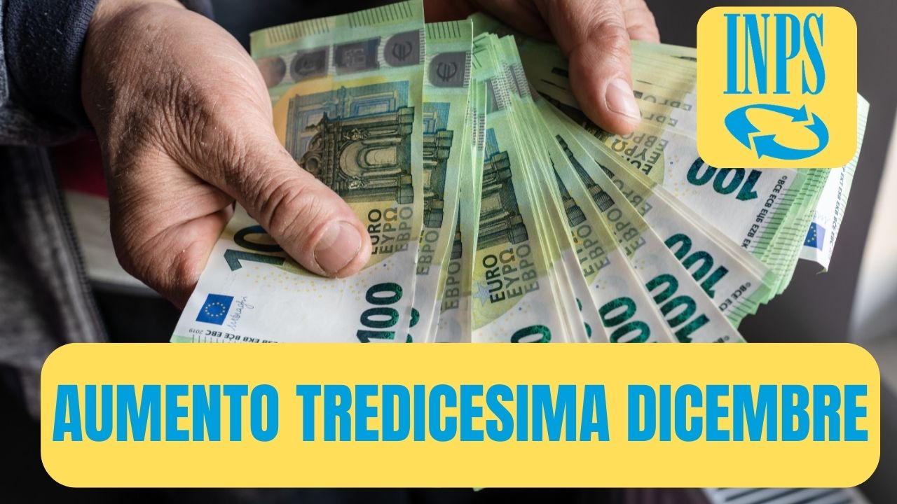 a quanto ammonta tredicesima pensioni dicembre