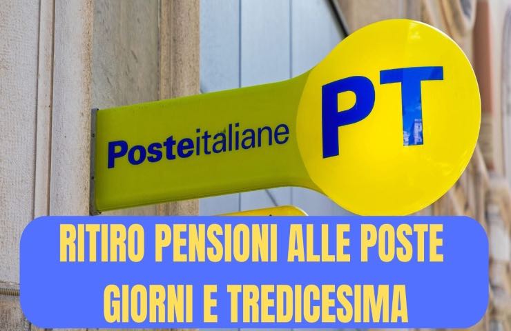 pensioni poste giorno tredicesima