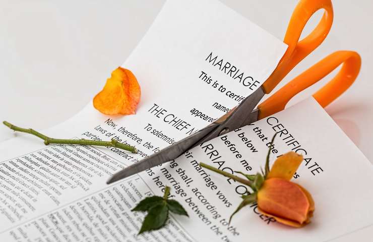 Divorzio, cosa accade in età pensionistica