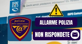 Avviso Polizia | Questa email INPS è una truffa