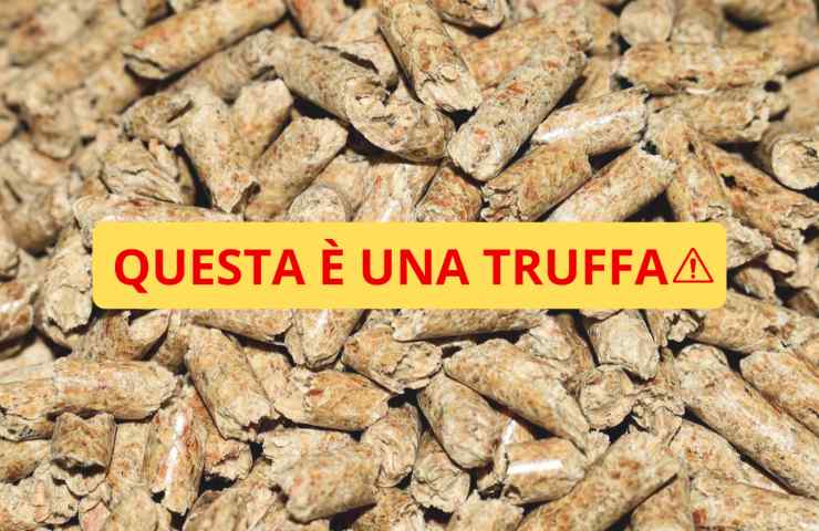 Truffa del pellet in sconto