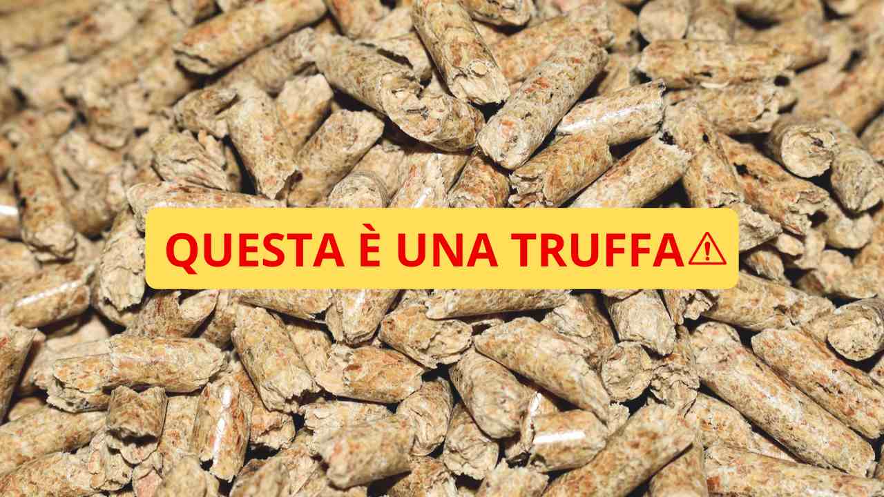 Truffa del pellet in sconto