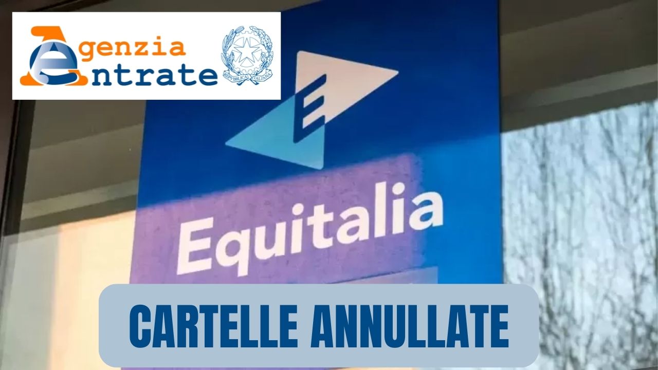 annullate queste cartelle esattoriali