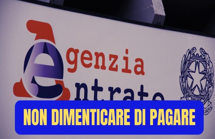 scadenze agenzia entrate entro natale