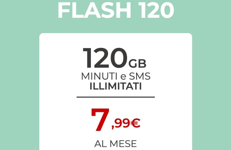 Flash 120 offerta Iliad