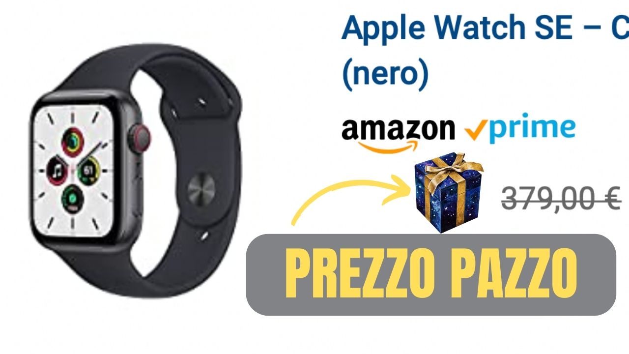 offerta amazon Apple Watch SE