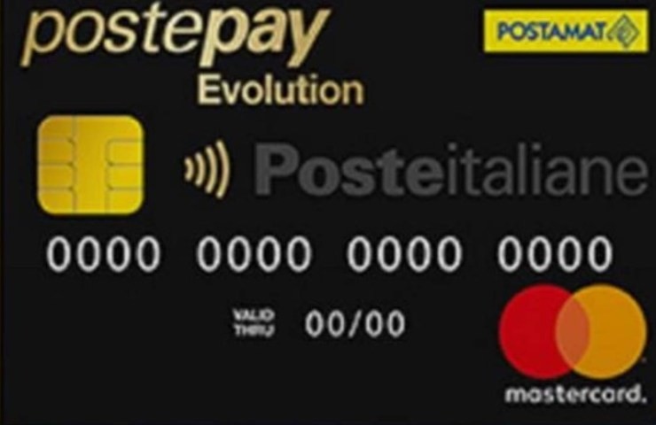 bonifico Postapay Evolution 1 euro online