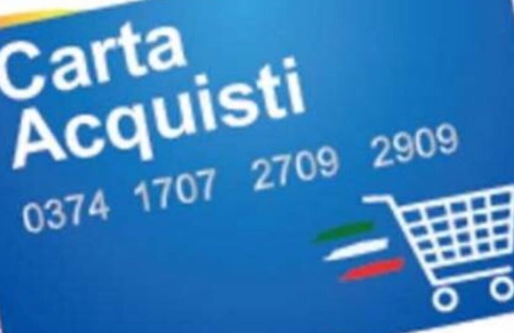 niente soldi per questi titolari di carta acquisti