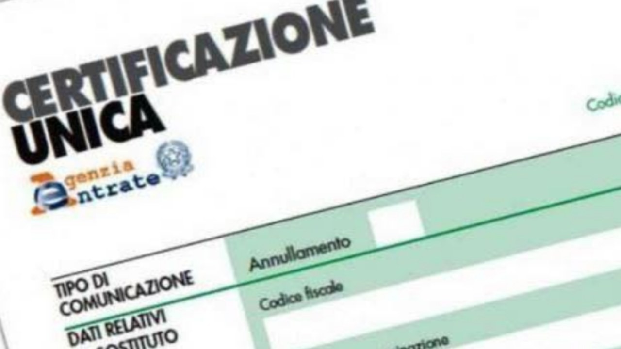 Certificazione Unica richiesta