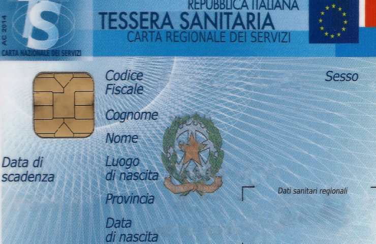 Tessera sanitaria Carta nazionale servizi