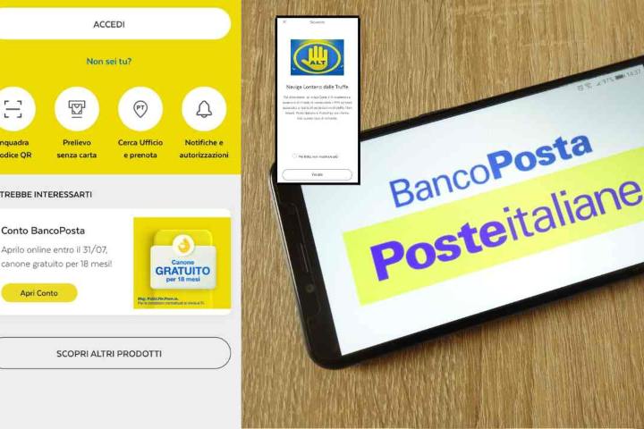 avviso clienti Poste italiane