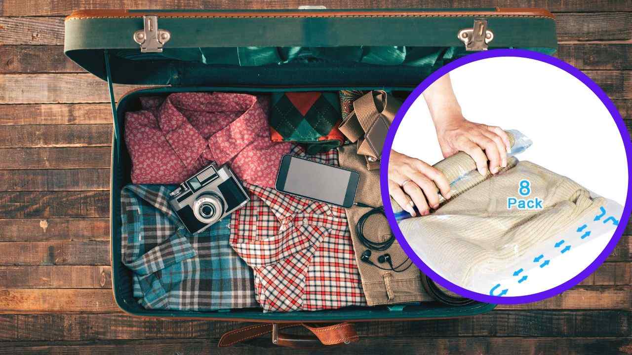 Come funziona il sottovuoto da viaggio per mettere più cose in valigia