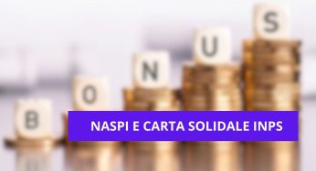 NASPI e Carta solidale INPS, si possono ricevere entrambi?
