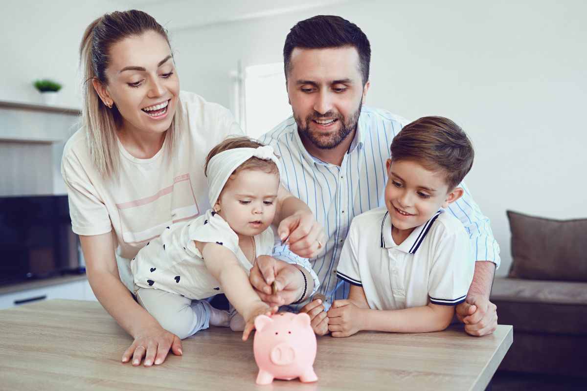 famiglia risparmia